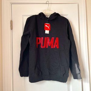 New Young Adult's Puma Hoodies Black Size XL (18-20)
